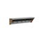 Alaterre Furniture Newport 40" Coat Hook with Shelf and Rush Bench Set ANNP042971 - alternate 2